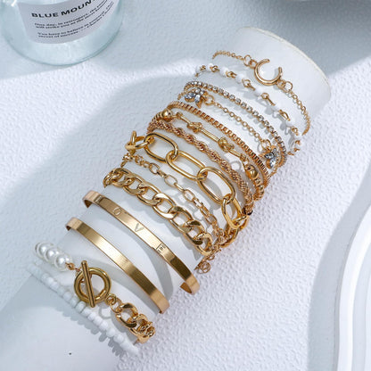 69-Piece Gold Jewelry Set for Women | Necklaces, Bracelets &amp; Earrings