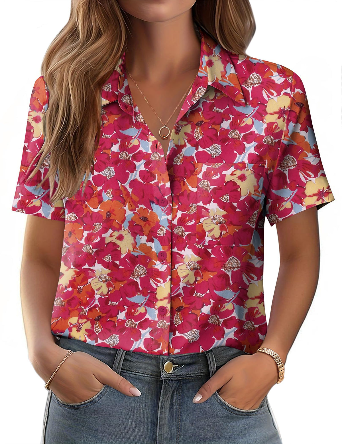 Polyester Blouse - Women&