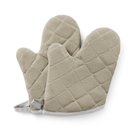 ARCLIBER Quilted Oven Mitts 1 Pair Heat Resistant Classic Kitchen