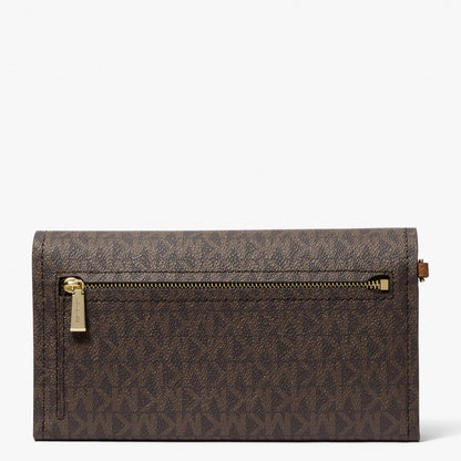 MICHAEL Michael Kors Jet Set Medium Flap Double Zip Wristlet