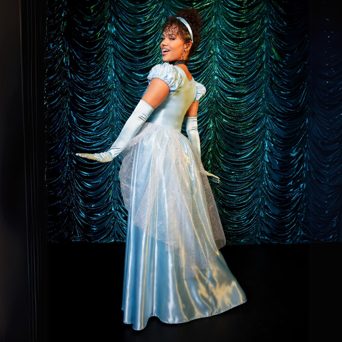 Cinderella Costume for Women - Classic Princess Dress Halloween Outfit