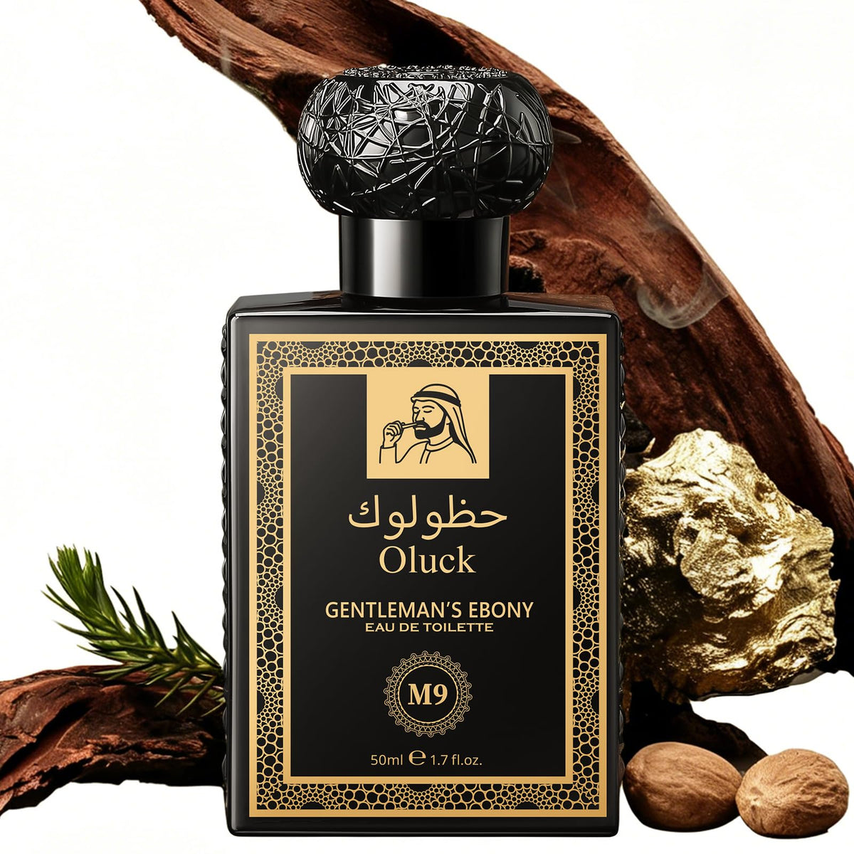 Oluck Gulf Night Perfume M7 Cologne for Women &amp; Men, Lemon Pineapple Nutmeg Cedarwood Vanilla Notes, Middle Eastern Fragrance