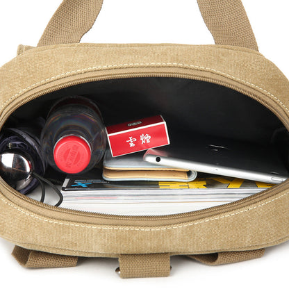Canvas Trendy Casual Laptop Backpack