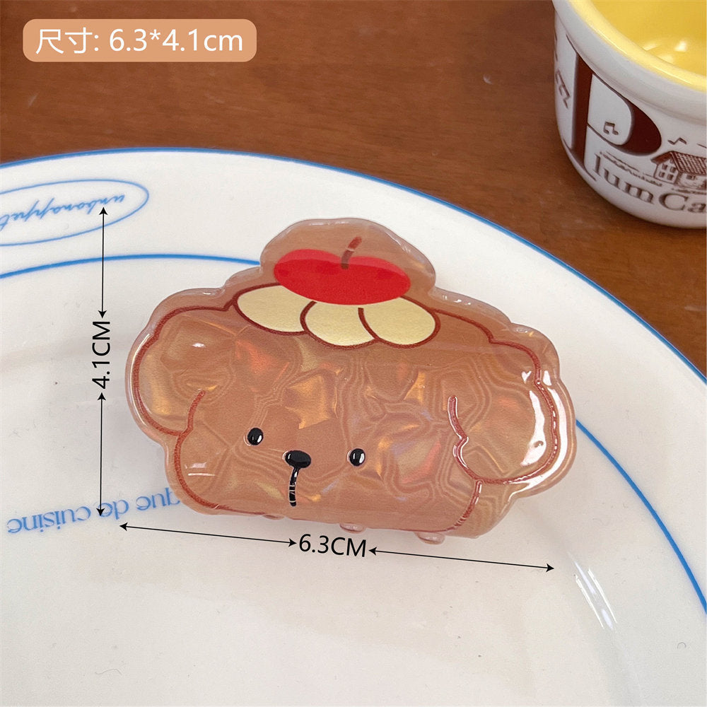 Cropped Hair Clip All-match Back Head Small Shark Clip