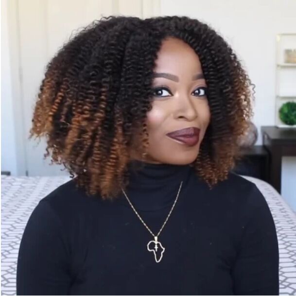 Short Curly Explosion Head Small Curly Wig