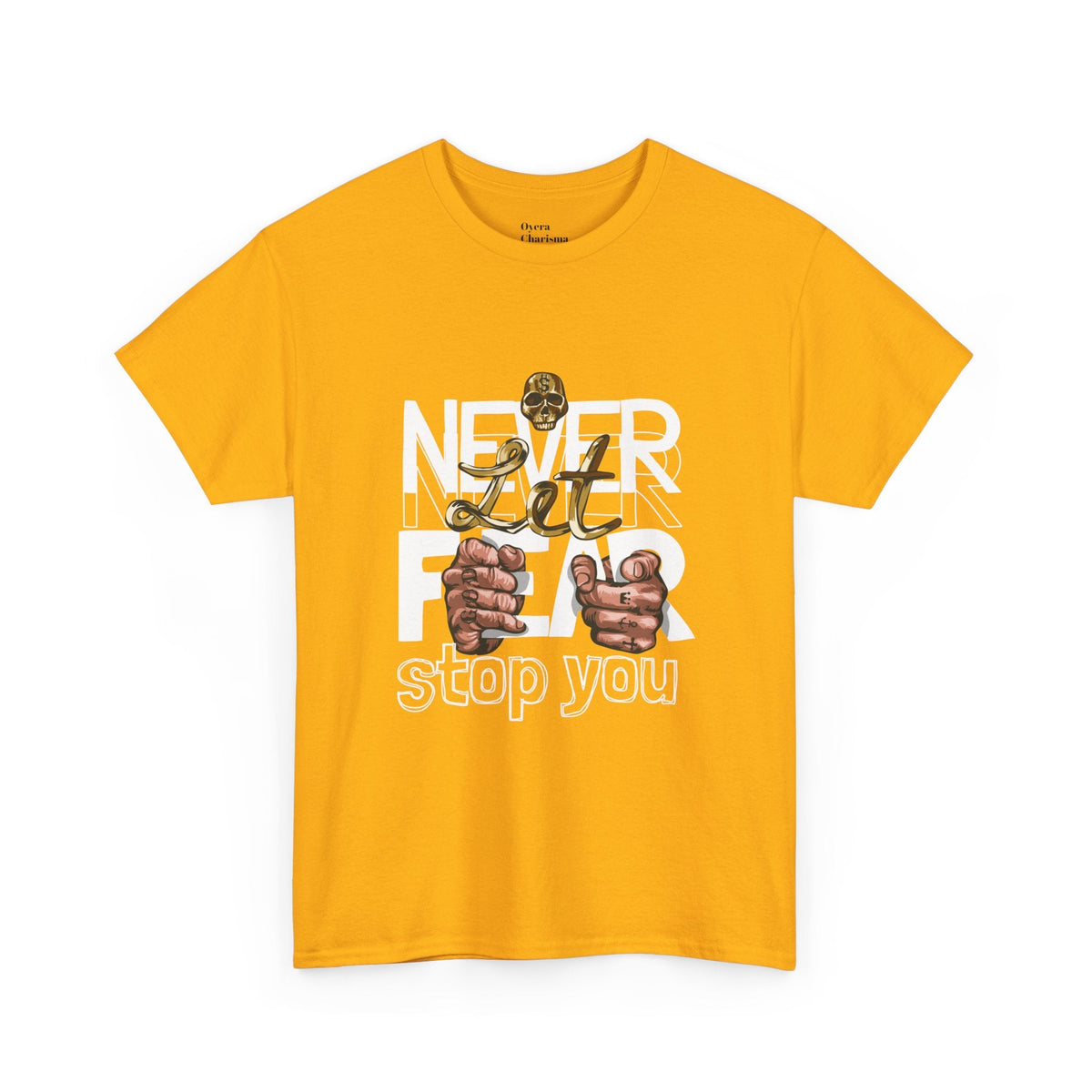 Never Give Up Heavy Cotton Tee