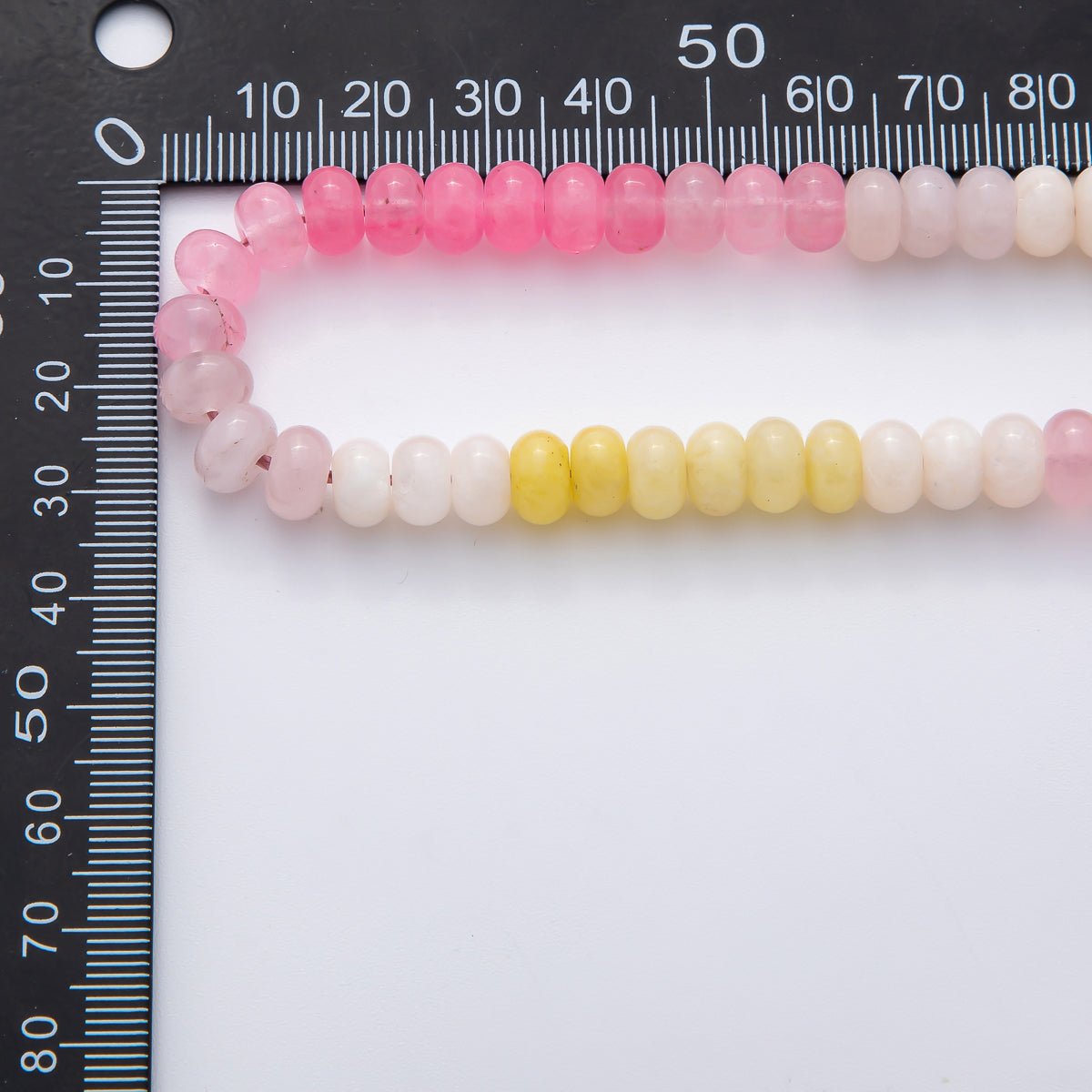 8.3mm Green, Pink, Brown Dyed Colorful Agate Rondelle Bead Strands Findings | WA-3611, WA-3618 ~ WA-3621, WA-3786 ~ WA-3789