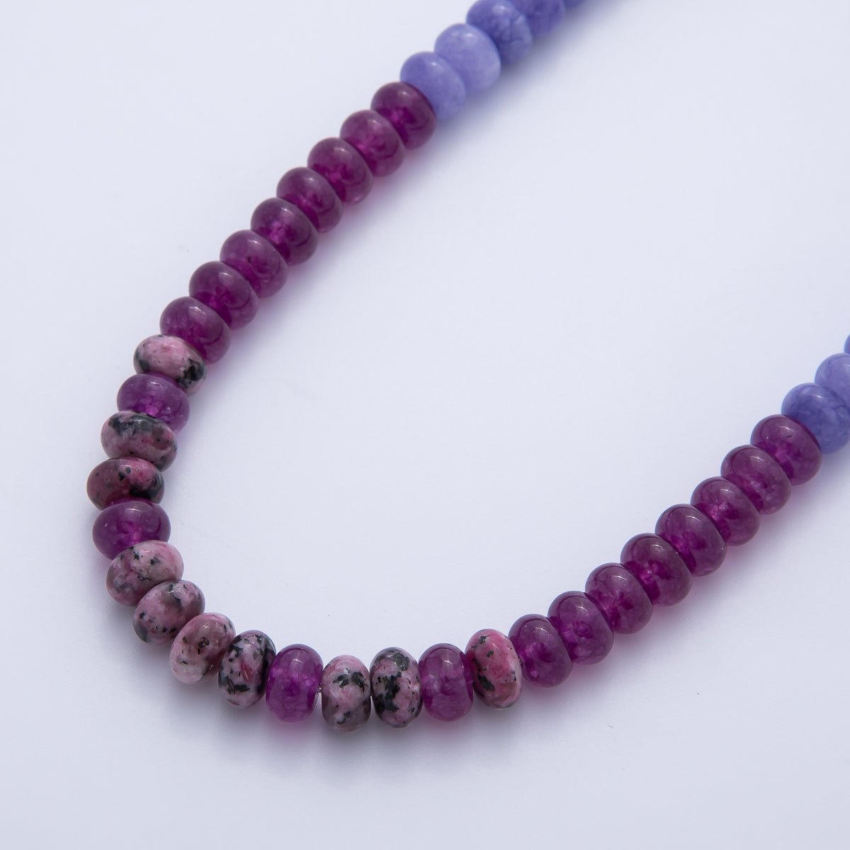 8.3mm Green, Pink, Brown Dyed Colorful Agate Rondelle Bead Strands Findings | WA-3611, WA-3618 ~ WA-3621, WA-3786 ~ WA-3789