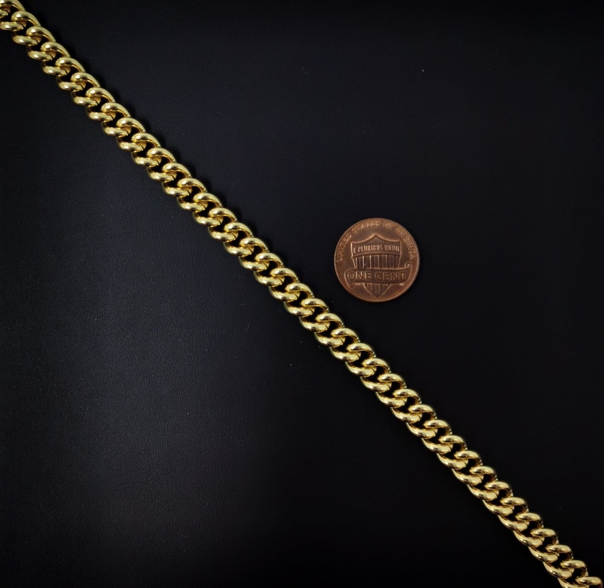 8.3mm x 10mm 24K Gold Filled Cuban CURB Chain, Wholesale Bulk Roll Chain Sold By Yard For Jewelry Making | ROLL-028 Clearance Pricing