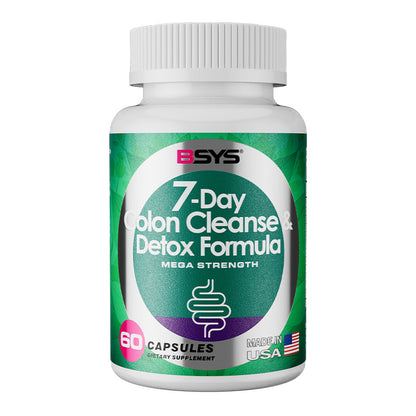 BSYS 7 Day Colon Cleanse &amp; Detox Formula 60&