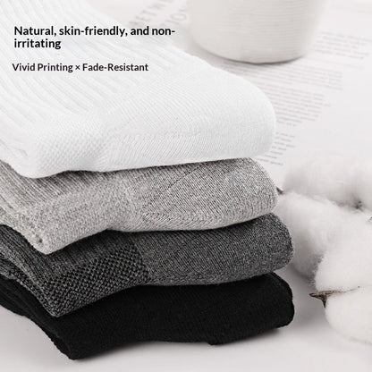 Pure Cotton Sports Socks With A Thickened Towelbacked SoleMens Basketball Style