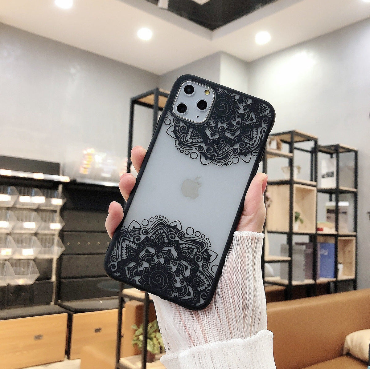 Apple Acrylic Soft Matte Protective Phone Case
