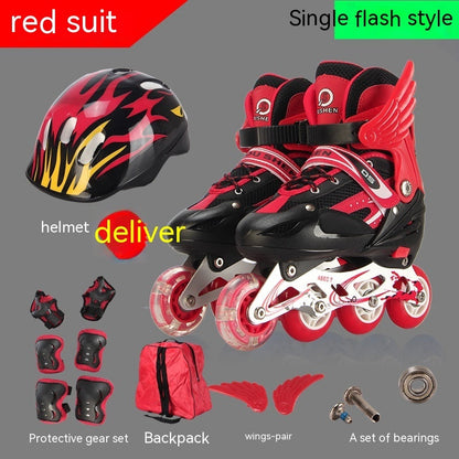 Pu Single Wheel Adjustable Children&
