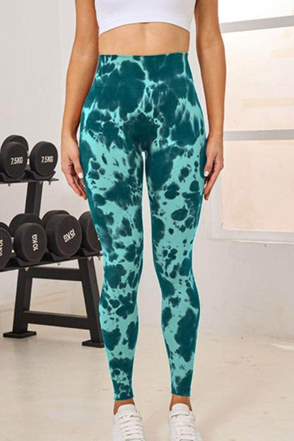 Tie-Dye High Waist Active Leggings for Comfortable Fitness