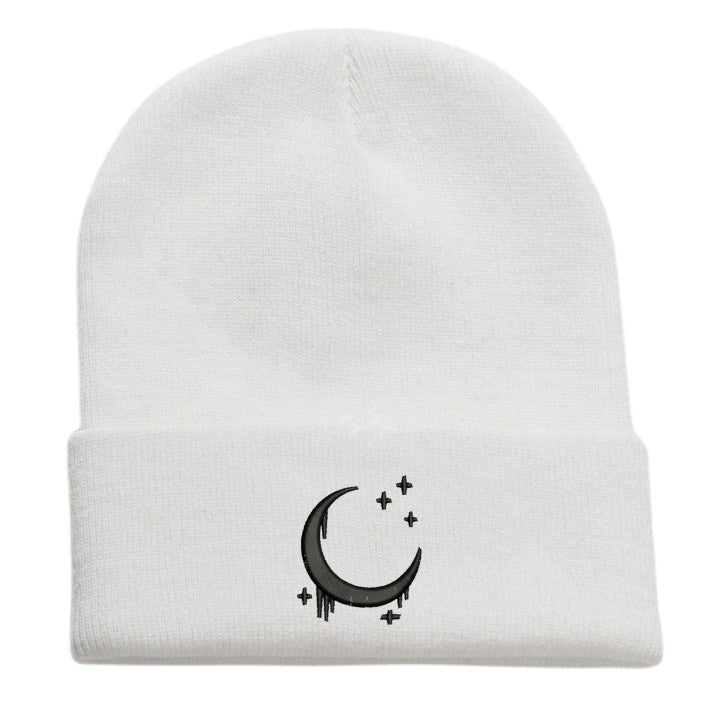 Amazon Embroidered Knitted Hat With Moon And Stars Design AutumnWinter Wool Hat
