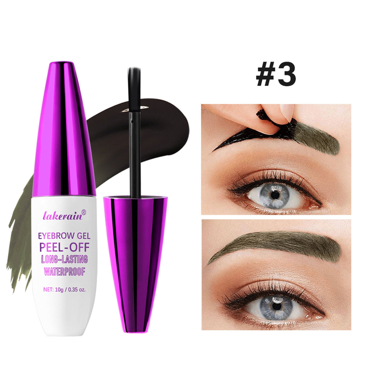 Waterproof And Sweat-proof Easy To Color Tear And Pull Eyebrow Cream