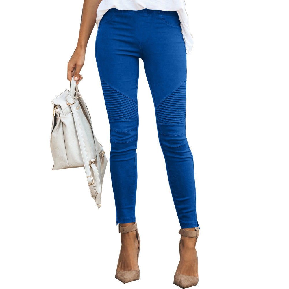Stylish Womens Casual Slim-fit Stretch Pants