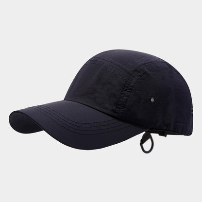 Quick-drying Baseball Cap Korean Style Simple Plain Dome Peaked Cap