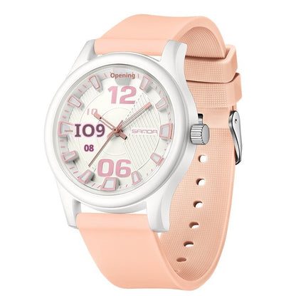 Color-blocking Waterproof Silicone Strap Kids&