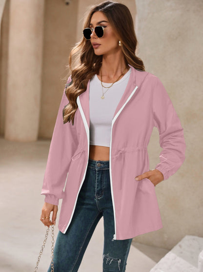 Waterproof Hooded Windbreaker Jacket