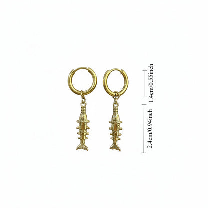 Fashionable Tropical Fish Style Earrings For Women