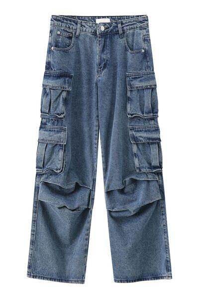 Jeans With Cargo Pockets for Style and Comfort