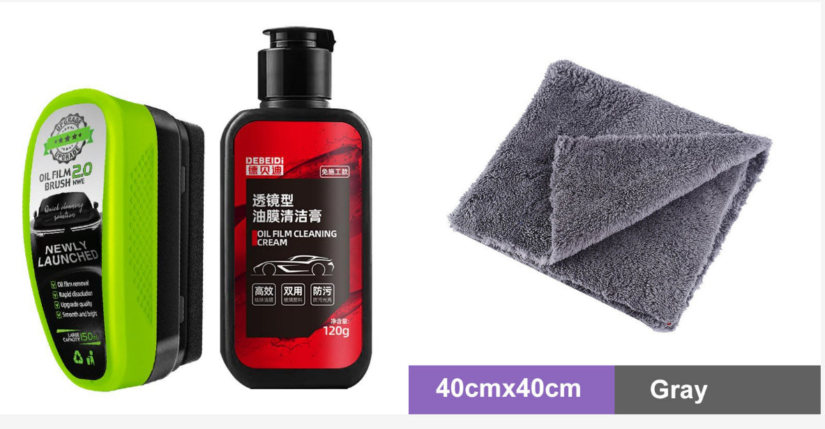 Green Car Glass Wiper Strong Oil-removing Film Crystal Plating Coating Water Drive