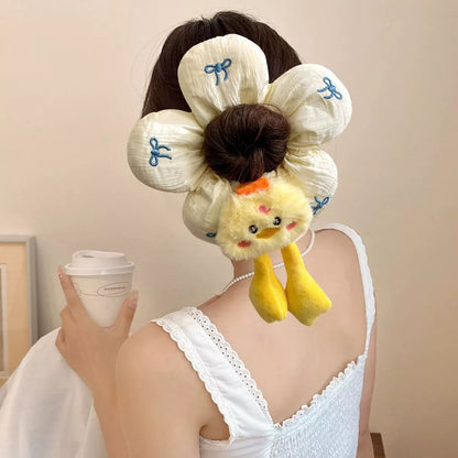 Printed Animal Shaped Hair Scrunchy