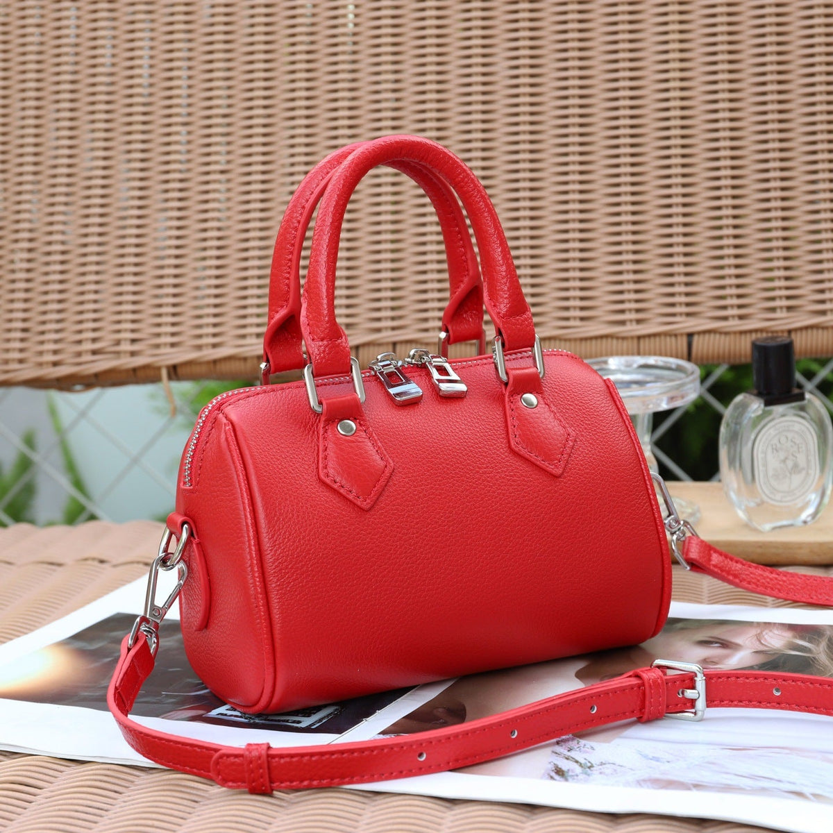 Top-grain Leather Women&