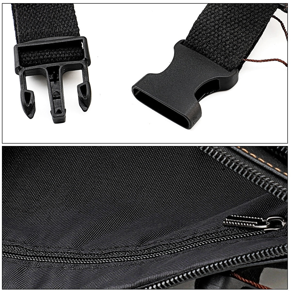 Multifunctional Genuine Leather Chest Bag &amp; Waist Bag for Men and Women – Fanny Pack for Travel, Sports, Running, and Holidays with Multiple Pockets