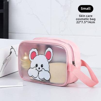 Cosmetics storage bag, wet and dry separation toilet bag, fitness transparent waterproof cosmetic bag, transparent makeup purse,Makeup bag with compartments,