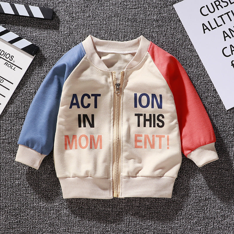 Boys And Girls Jackets Korean Baseball Uniforms Children&
