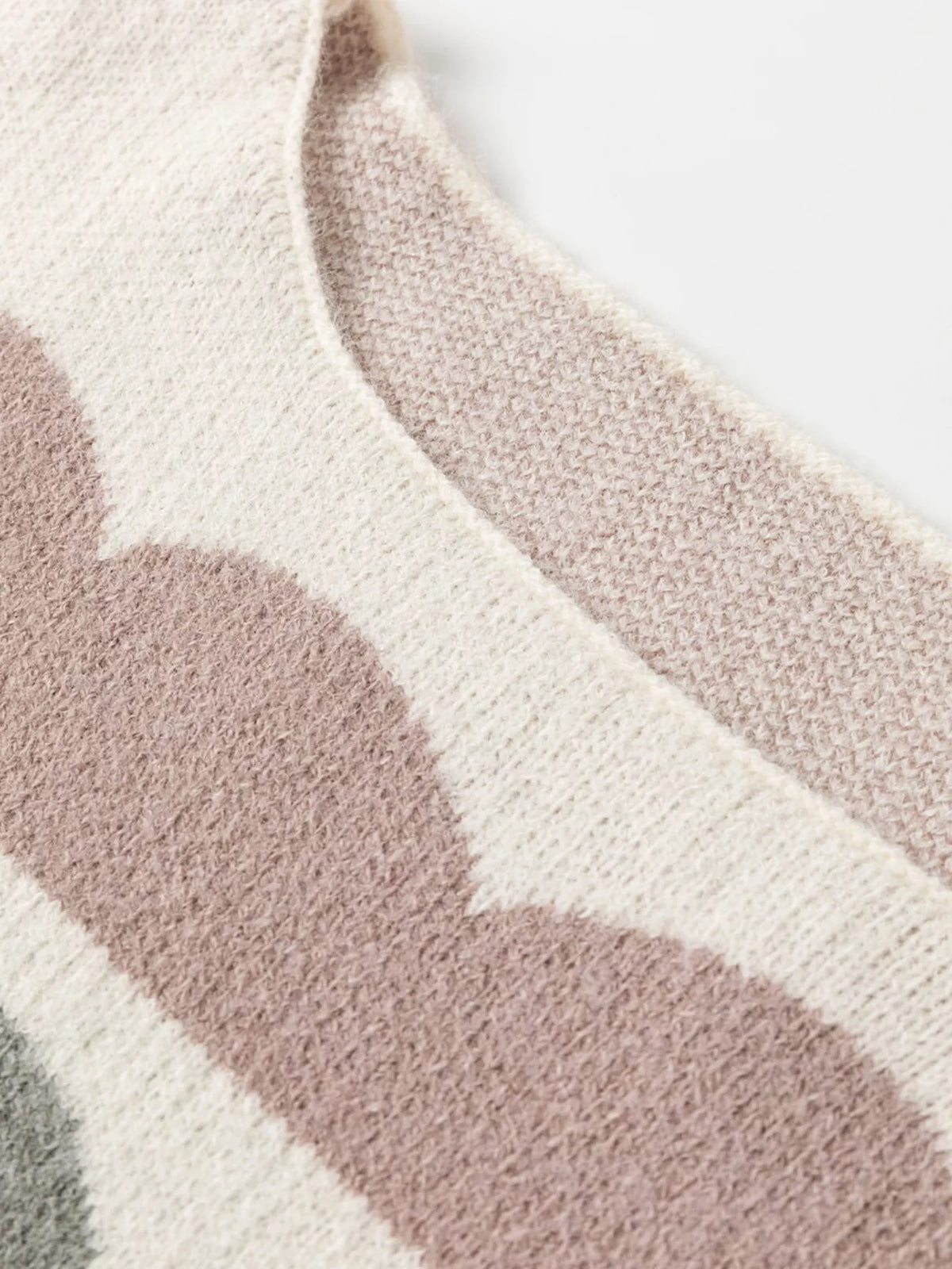 Contrast Boat Neck Sweater