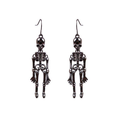 Skeleton Alloy Earrings for Stylish and Unique Looks