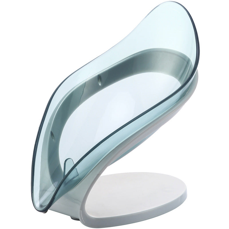 Leaf Shape Soap Holder Non-slip Drain Storage Box