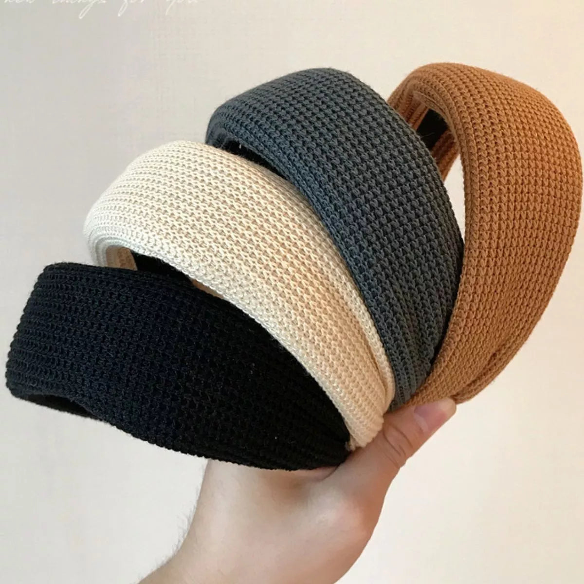 Knitted Wide Padded Headband