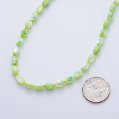 8.8mm x 5.8mm Sphere Dyed Shell Pearl Gemstone Bead Strands Finding | WA-03296 ~ WA-03301