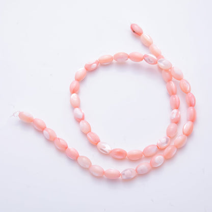 8.8mm x 5.8mm Sphere Dyed Shell Pearl Gemstone Bead Strands Finding | WA-03296 ~ WA-03301