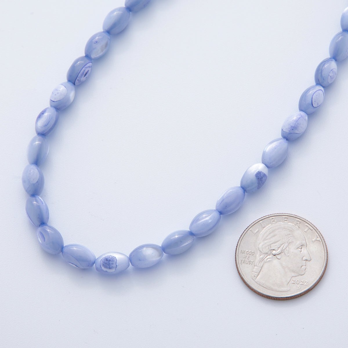 8.8mm x 5.8mm Sphere Dyed Shell Pearl Gemstone Bead Strands Finding | WA-03296 ~ WA-03301