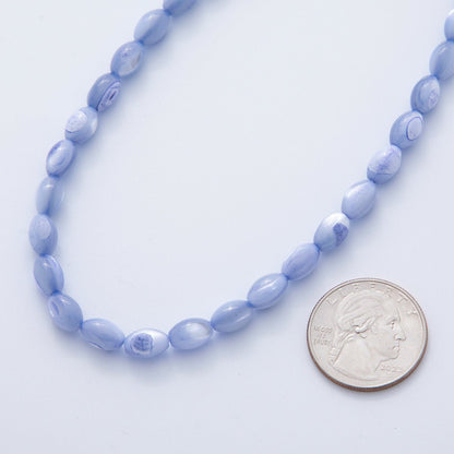 8.8mm x 5.8mm Sphere Dyed Shell Pearl Gemstone Bead Strands Finding | WA-03296 ~ WA-03301