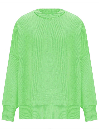 Round Neck Long Sleeve Sweater