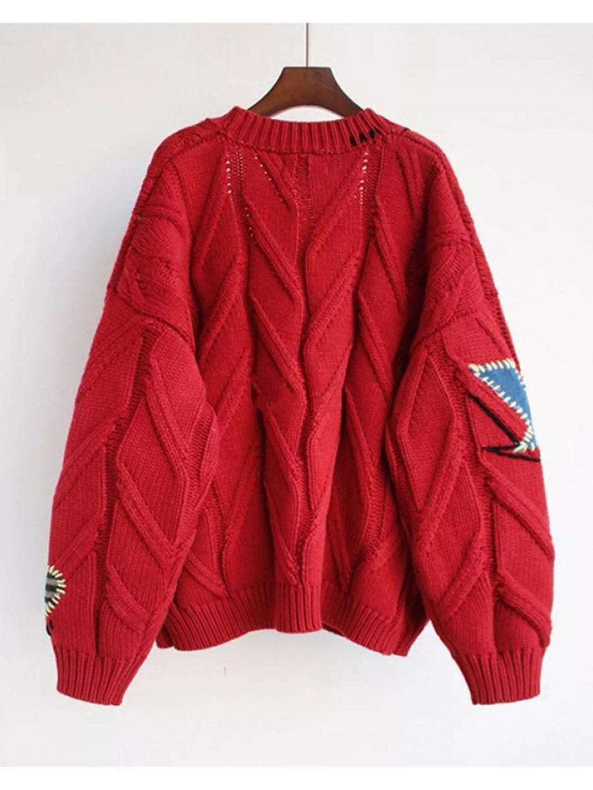 Cable Knit Button Up Cardigan