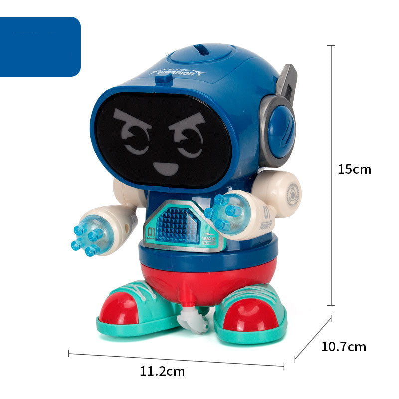 Electric Rock Robot, Music, Light, Automatic Walking, Swinging And Dancing Robot, Children&