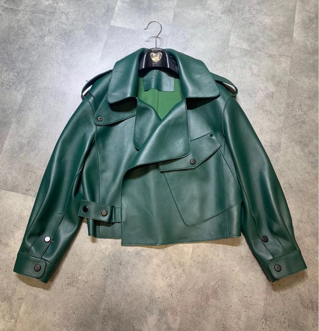 New Genuine Leather Clothes Women&