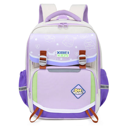 Schoolbag Burden Reduction Spine Protection Lightweight And Large Capacity Backpack