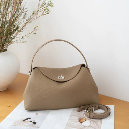 Genuine Leather Commuter Versatile Single-shoulder Women&