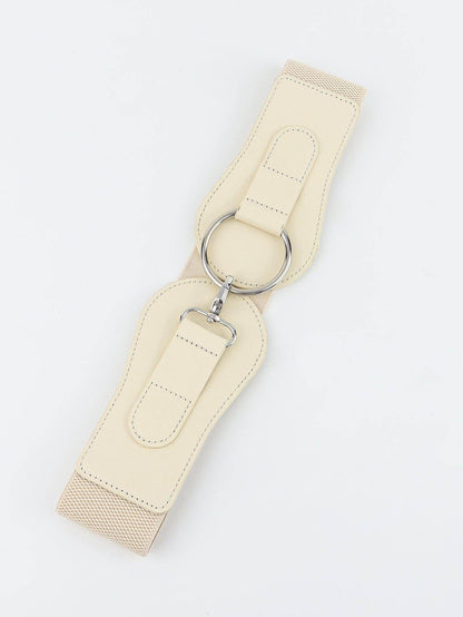 PU Elastic Wide Belt for Comfortable Fashion Fit