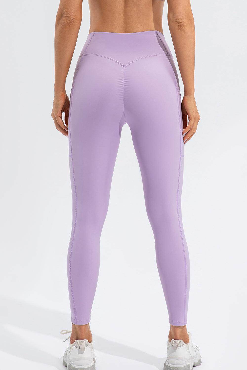 High Waist Active Leggings with Pockets for Women