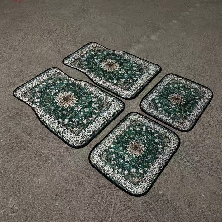 Vintage Bohemian Style Car Floor Mat Carpet