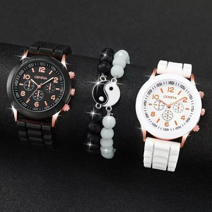 4-piece Set Fashionable Best-selling Classic Couple Watch Set